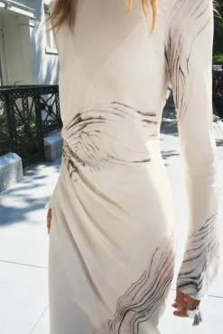 Online VESTIDO MIDI ESTAMPADO ZW COLLECTION Mujer Vestidos