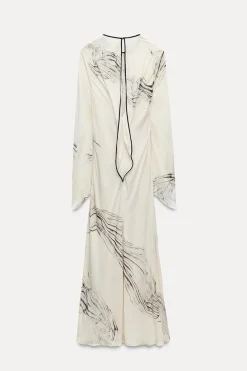 Online VESTIDO MIDI ESTAMPADO ZW COLLECTION Mujer Vestidos