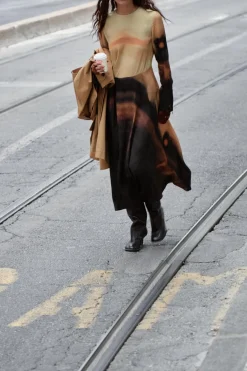 Sale VESTIDO MIDI ESTAMPADO ZW COLLECTION Mujer Vestidos