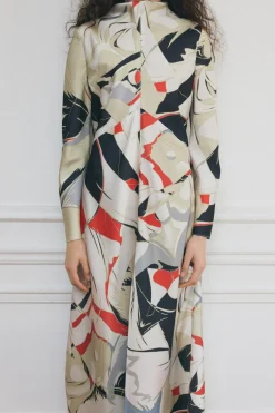 Discount VESTIDO MIDI ESTAMPADO ZW COLLECTION Mujer Vestidos