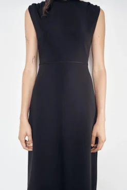 Online VESTIDO MIDI FRUNCES ZW COLLECTION Mujer Vestidos