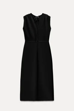 Online VESTIDO MIDI FRUNCES ZW COLLECTION Mujer Vestidos