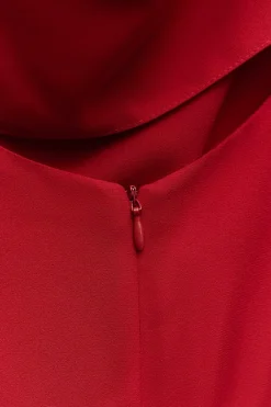 Online VESTIDO MIDI HALTER Mujer Vestidos