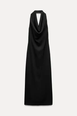 Best VESTIDO MIDI HALTER Mujer Vestidos