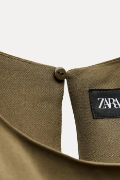 Online VESTIDO MIDI HOMBRERAS Mujer Vestidos