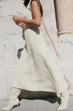 Outlet VESTIDO MIDI JACQUARD Mujer Vestidos
