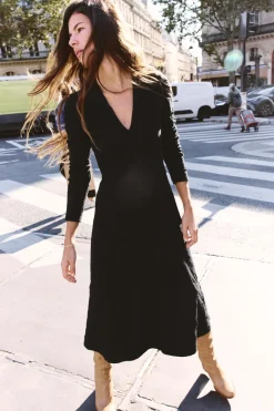 Fashion VESTIDO MIDI JACQUARD Mujer Vestidos