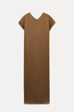 Online VESTIDO MIDI LAVADO Mujer Vestidos