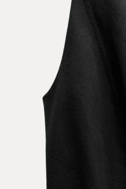 Best VESTIDO MIDI MANGA SISA ZW COLLECTION Mujer Vestidos