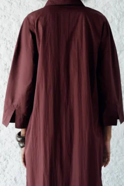 Fashion VESTIDO MIDI PESPUNTES ZW COLLECTION Mujer Vestidos