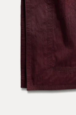 Fashion VESTIDO MIDI PESPUNTES ZW COLLECTION Mujer Vestidos