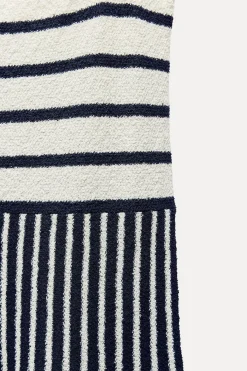 Fashion VESTIDO MIDI PUNTO CORTADO Mujer Vestidos