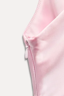 Online VESTIDO MIDI SATINADO Mujer Vestidos