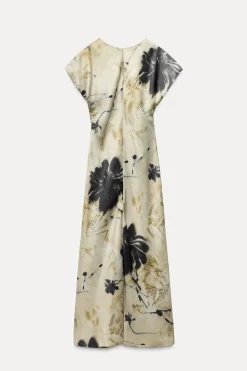 Sale VESTIDO MIDI SATINADO Mujer Vestidos