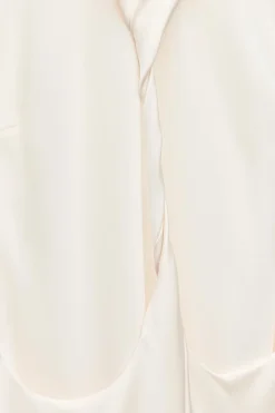 Best VESTIDO MIDI SATINADO ESPALDA DESCUBIERTA Mujer Vestidos