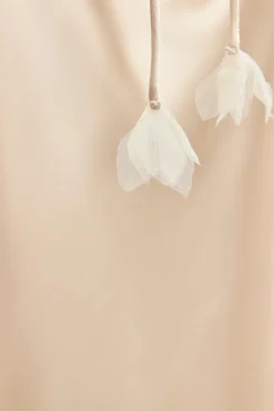 Clearance VESTIDO MIDI SATINADO FLOR Mujer Vestidos