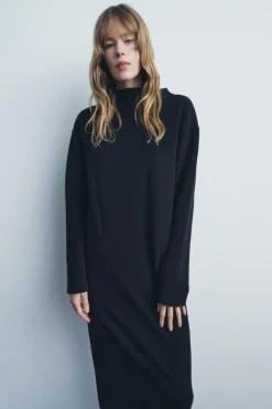 Outlet VESTIDO MIDI SOFT Mujer Vestidos