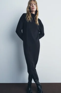 Outlet VESTIDO MIDI SOFT Mujer Vestidos