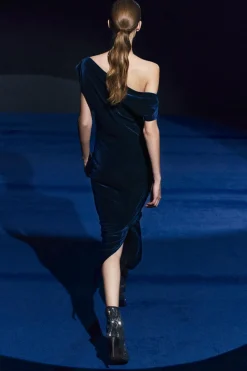 Fashion VESTIDO MIDI TERCIOPELO ZW COLLECTION Mujer Vestidos