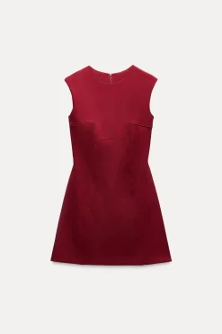 New VESTIDO MINI COSTURAS Mujer Vestidos