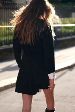 Hot VESTIDO MINI CREPE Mujer Vestidos