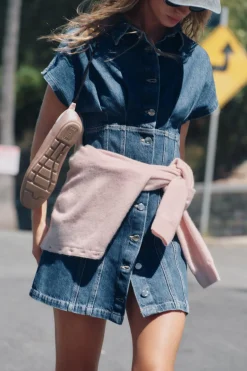 Best VESTIDO MINI DENIM Z1975 Mujer Vestidos