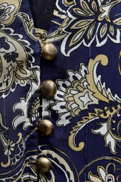 Outlet VESTIDO MINI ESTAMPADO PAISLEY Mujer Vestidos