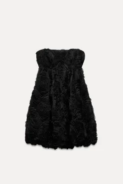 Best VESTIDO MINI ESTRUCTURA FLOR Mujer Vestidos