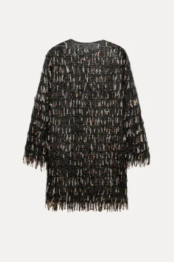 Clearance VESTIDO MINI FLECOS LENTEJUELAS Mujer Vestidos