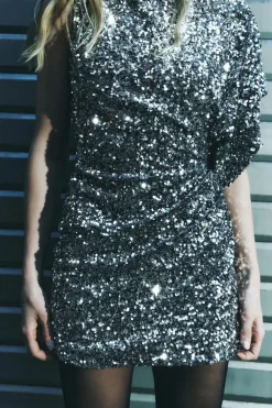 Best VESTIDO MINI LENTEJUELAS Mujer Vestidos