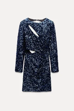 Sale VESTIDO MINI LENTEJUELAS Mujer Vestidos