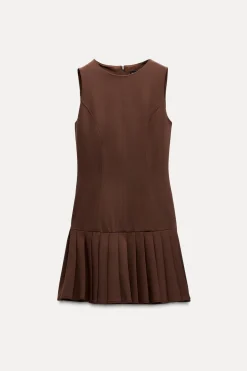 Fashion VESTIDO MINI TABLAS Mujer Vestidos