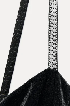 Fashion VESTIDO MINI TERCIOPELO Mujer Vestidos