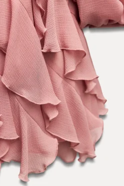 Online VESTIDO MINI VOLANTES Mujer Vestidos