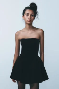 New VESTIDO MONO TERCIOPELO Mujer Vestidos