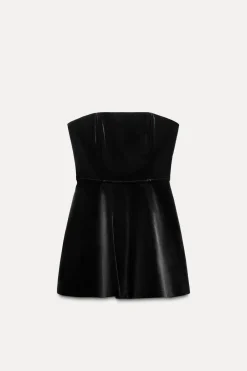 New VESTIDO MONO TERCIOPELO Mujer Vestidos