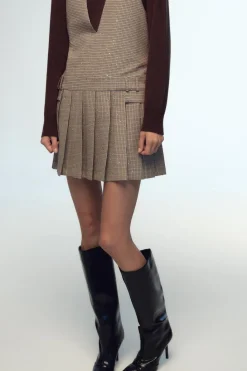 Hot VESTIDO PICHI CUADROS TABLAS Mujer Vestidos