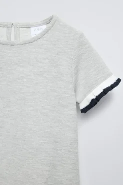 Niños ZARA 6 - 14 Años·Vestidos / Monos<VESTIDO PIQUÉ