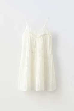 Niños ZARA 6 - 14 Años·Vestidos / Monos<VESTIDO PLUMETI