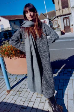 Outlet VESTIDO PUNTO ACABADOS ROLLING Mujer Vestidos|Cárdigan / Jerséis