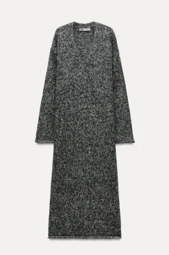 Outlet VESTIDO PUNTO ACABADOS ROLLING Mujer Vestidos|Cárdigan / Jerséis