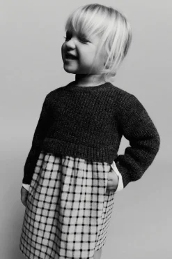 Niños ZARA 6 - 18 Meses·Punto|6 - 18 Meses·Vestidos / Monos<VESTIDO PUNTO COMBINADO CUADROS