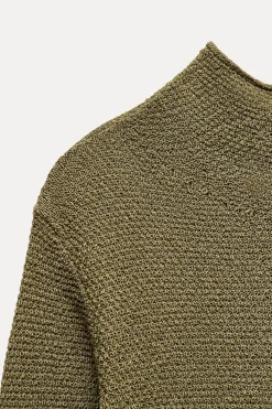 Clearance VESTIDO PUNTO CUELLO PERKINS Mujer Vestidos|Cárdigan / Jerséis