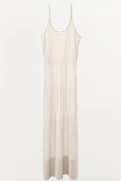 Outlet VESTIDO PUNTO FINO CALADOS Mujer Vestidos