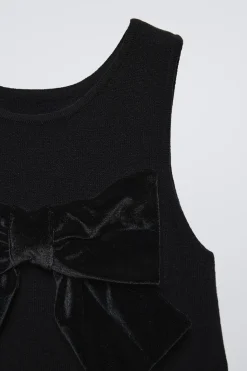 Niños ZARA 1½ - 6 Años·Vestidos / Petos|1½ - 6 Años·Punto<VESTIDO PUNTO LAZO