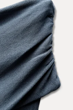 Discount VESTIDO PUNTO LISO OFF SHOULDER Mujer Vestidos|Cárdigan / Jerséis