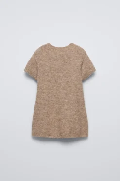 Niños ZARA 1½ - 6 Años·Vestidos / Petos|1½ - 6 Años·Punto<VESTIDO PUNTO MANGA CORTA