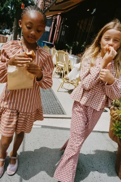 Niños ZARA 6 - 14 Años·Vestidos / Monos<VESTIDO RAYAS