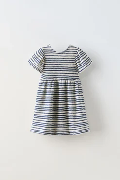 Niños ZARA 1½ - 6 Años·Vestidos / Petos|6 - 18 Meses·Vestidos / Monos<VESTIDO RAYAS ESTRUCTURA