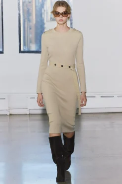 Hot VESTIDO RIB CINTURÓN Mujer Vestidos